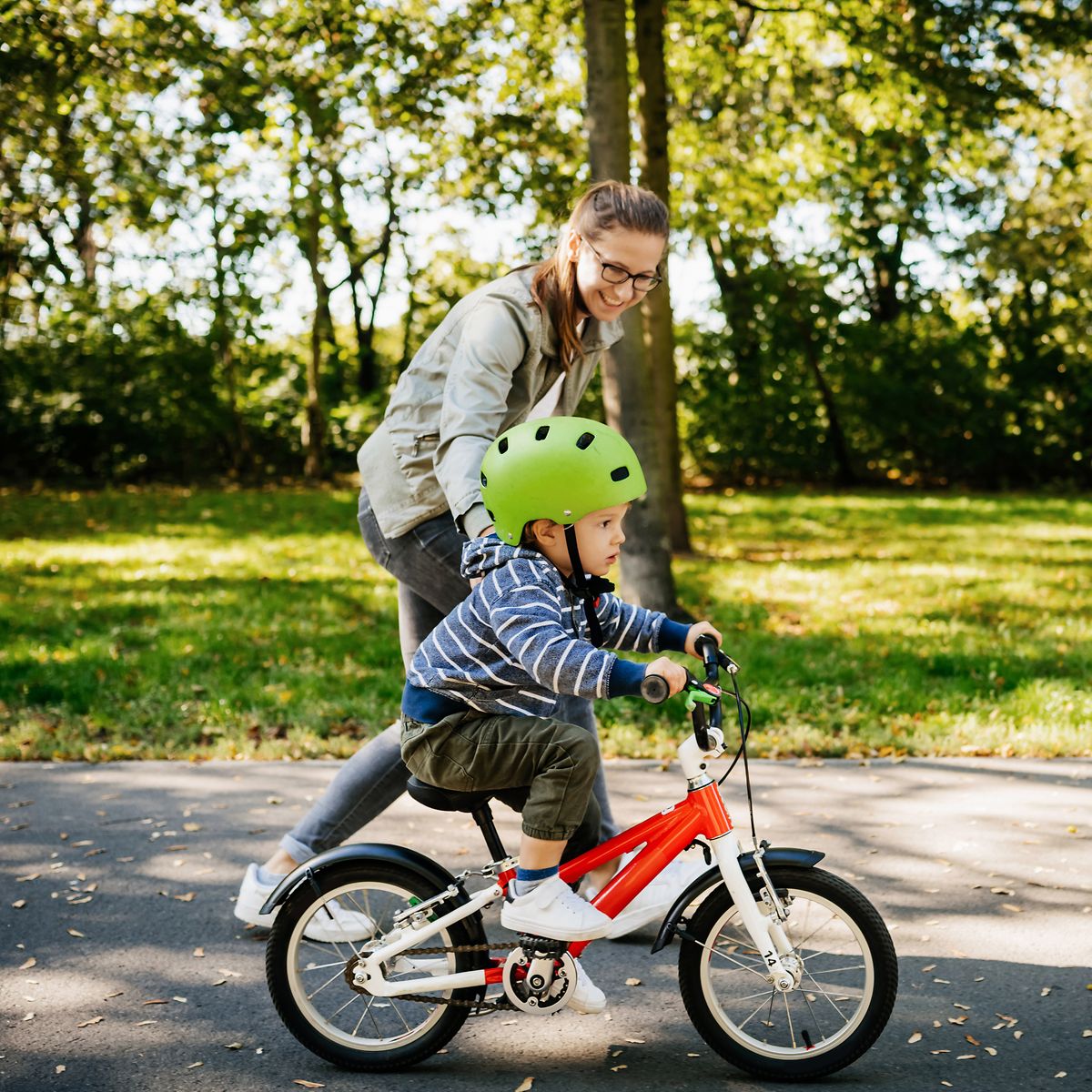 Radfahren mit Kindern
